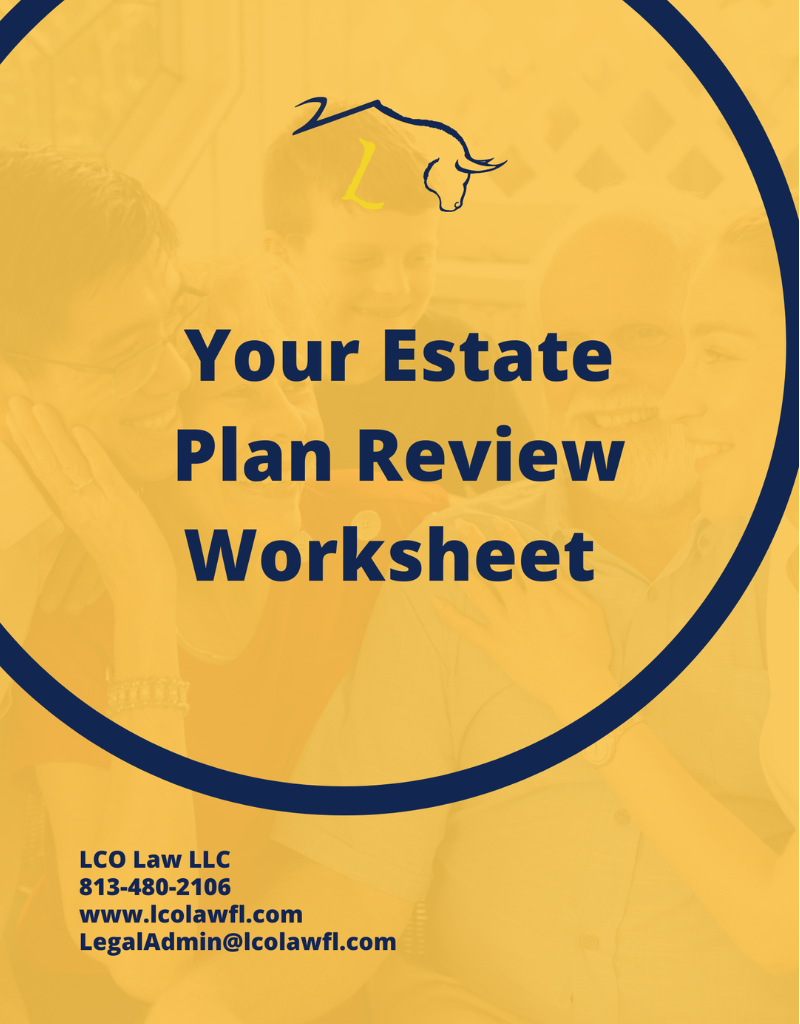 Your Estate Plan Review Worksheet